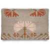 Nkuku Bagru Rectangular Cushion Cover - Soft Grey