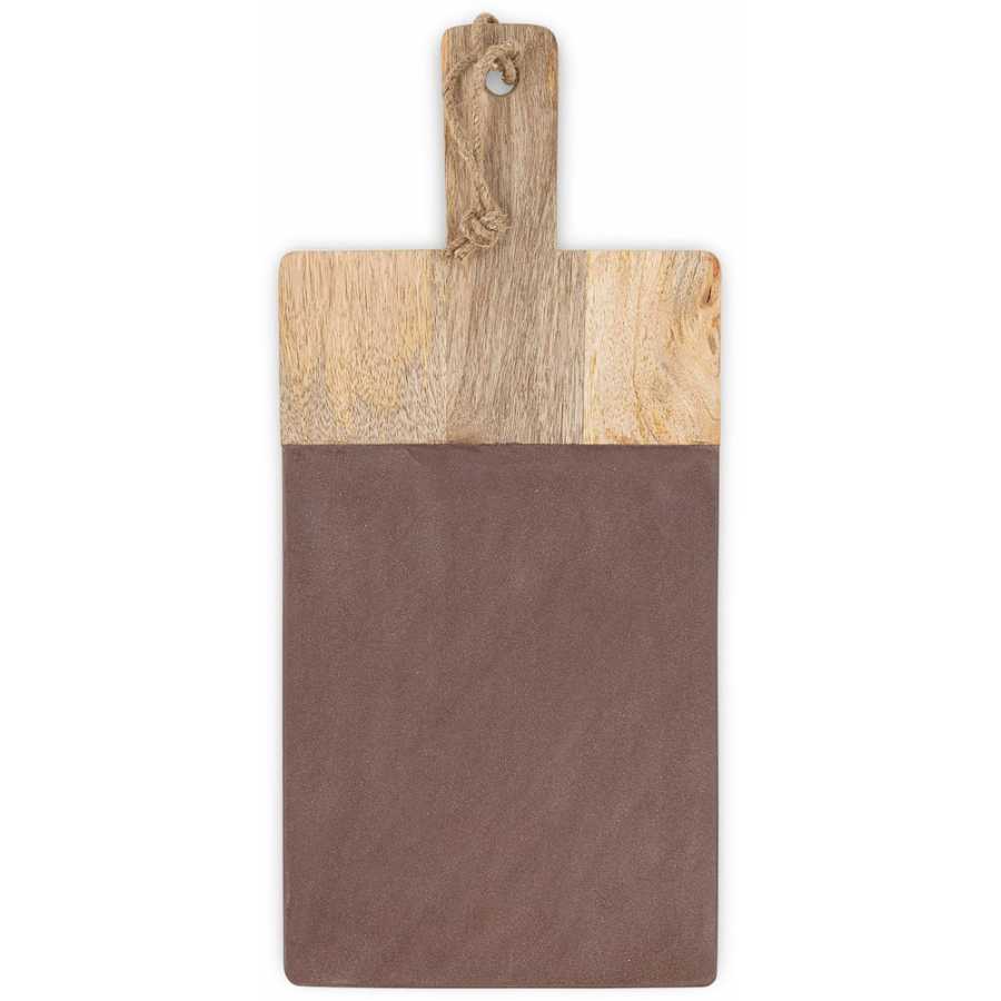 Nkuku Cassia Chopping Board - Natural & Sand Stone - Large