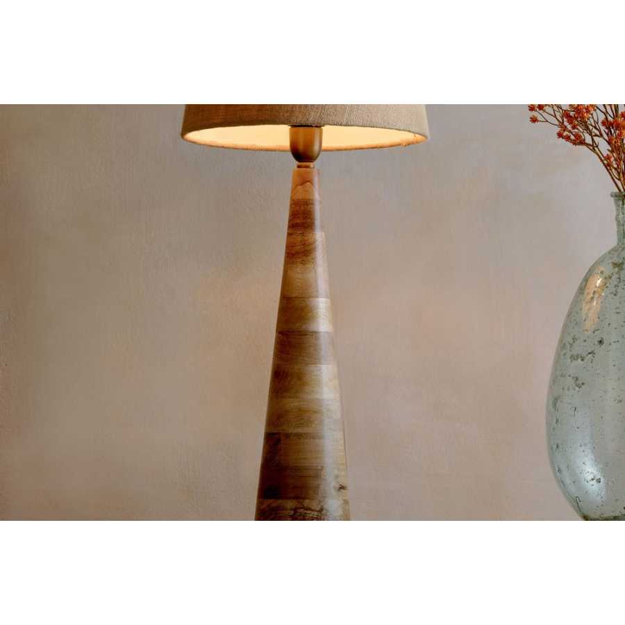 Nkuku Chameli Table Lamp Base - Natural