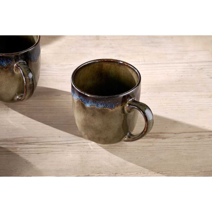 Nkuku Cali Mugs - Set of 2 - Earth Blue