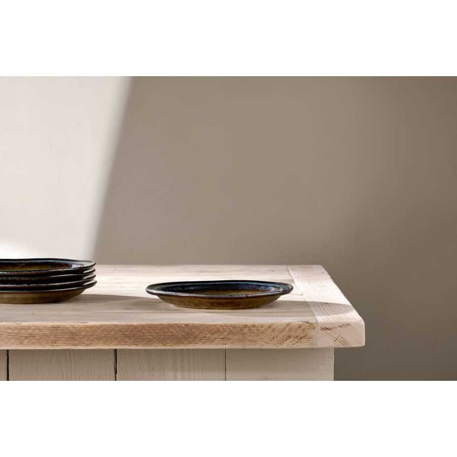 Nkuku Cali Plate - Earth Blue - Small