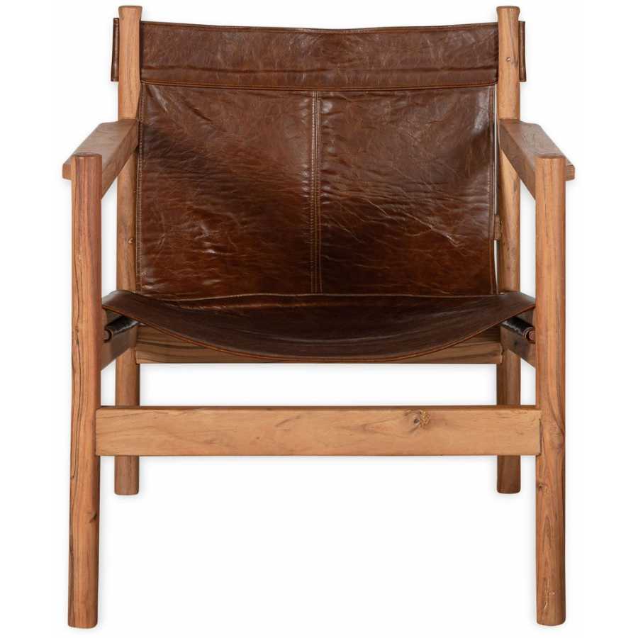 Nkuku Dalibar Lounge Chair - Tan