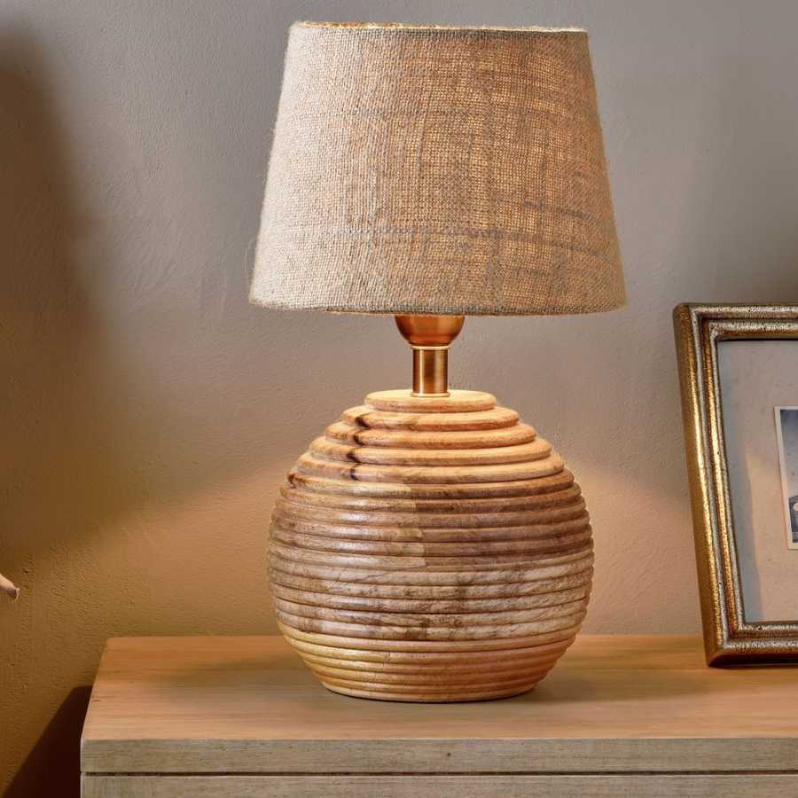 Nkuku Drisana Table Lamp Base - Natural