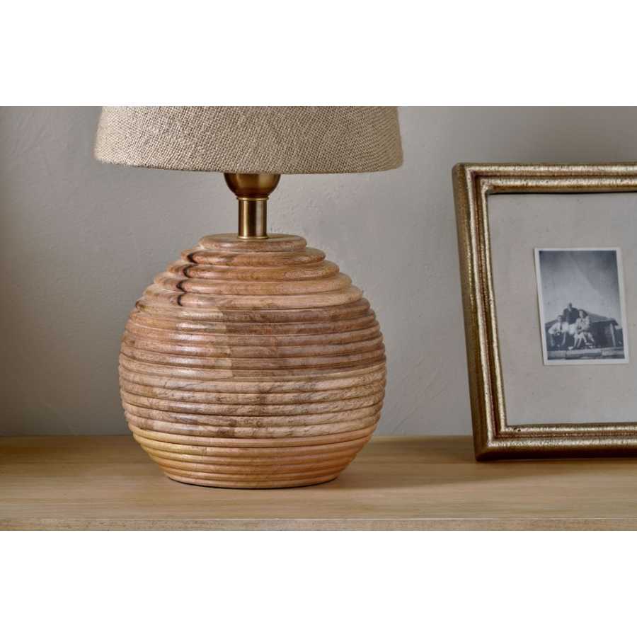 Nkuku Drisana Table Lamp Base - Natural