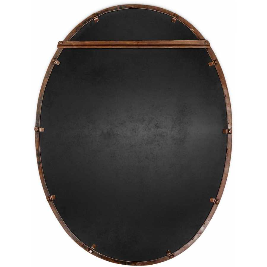 Nkuku Drishti Wall Mirror - Antique Black - Large