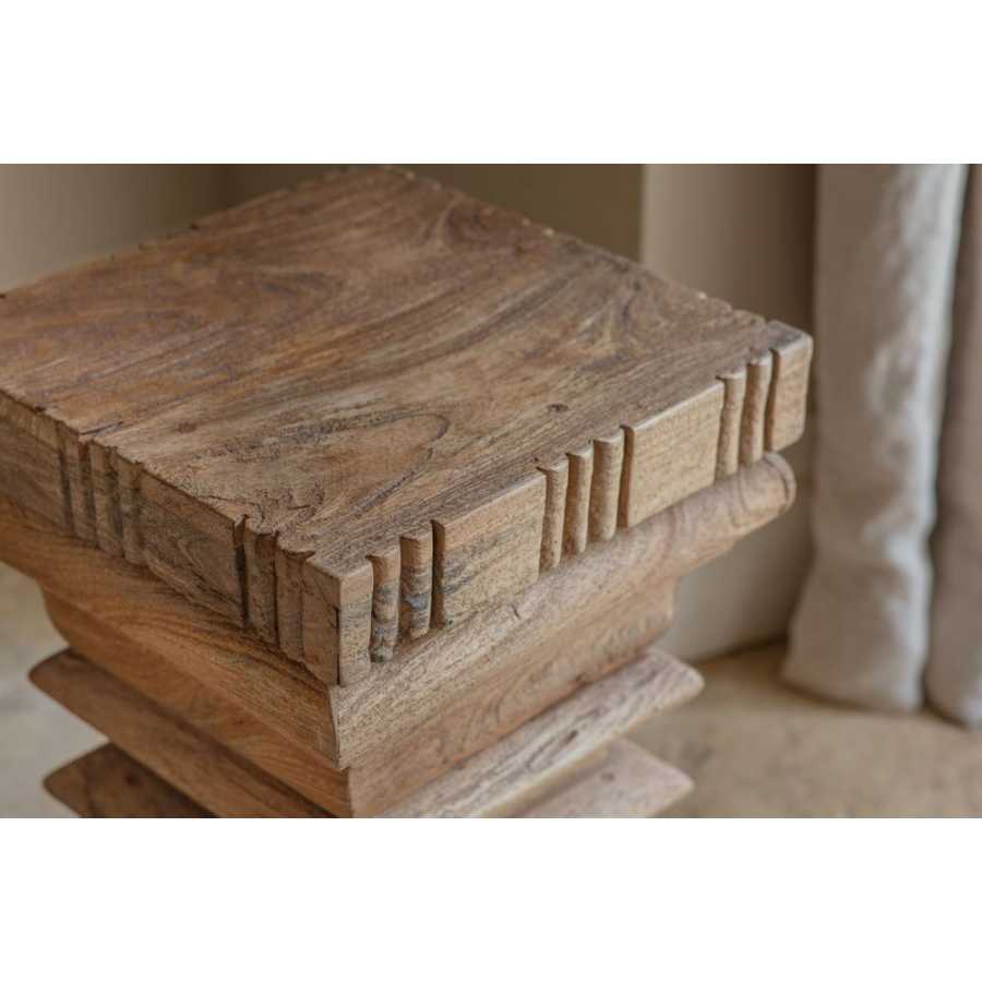 Nkuku Disha Side Table - Natural