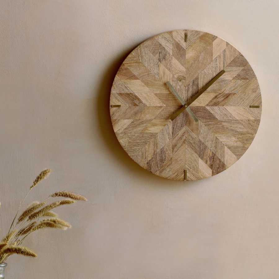 Nkuku Enugu Wall Clock - Natural