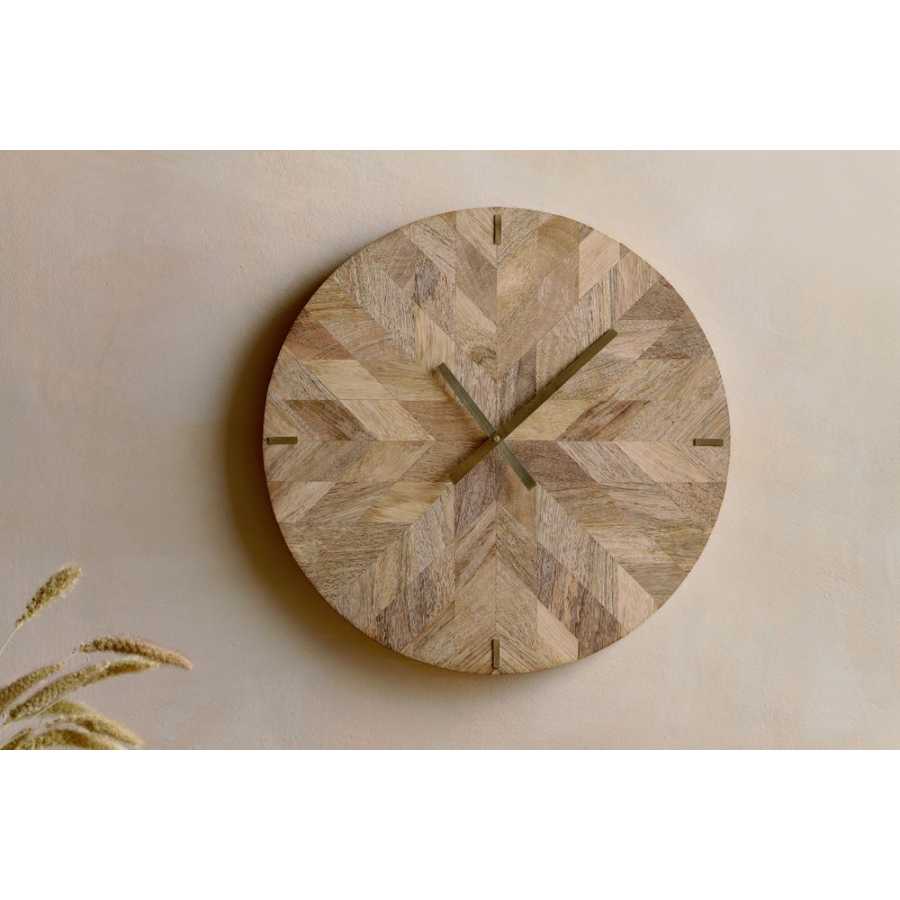 Nkuku Enugu Wall Clock - Natural