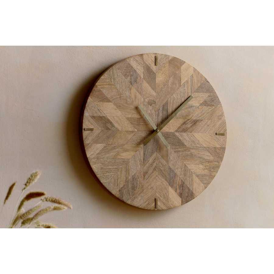 Nkuku Enugu Wall Clock - Natural