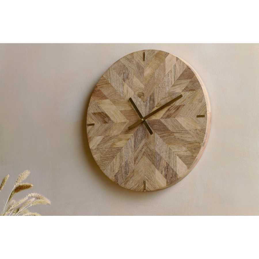 Nkuku Enugu Wall Clock - Natural