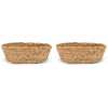 Nkuku Giti Bread Baskets - Set of 2 - Natural