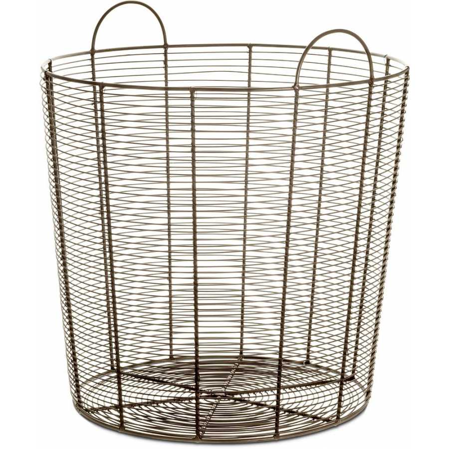 Nkuku Inkollu Basket - Aged Brass - Large