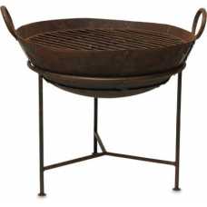 Nkuku Kadai Fire Pit - Rust