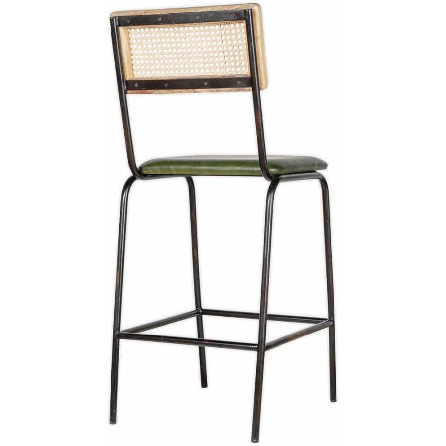 Nkuku Iswa Bar Chair - Rich Green