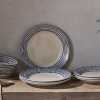 Nkuku Indigo Drop Dinner Set - Set of 12 - Cream & Indigo