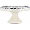 Nkuku Indigo Drop Cake Stand - Cream & Indigo