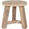 Nkuku Ibo Round Side Table - Natural