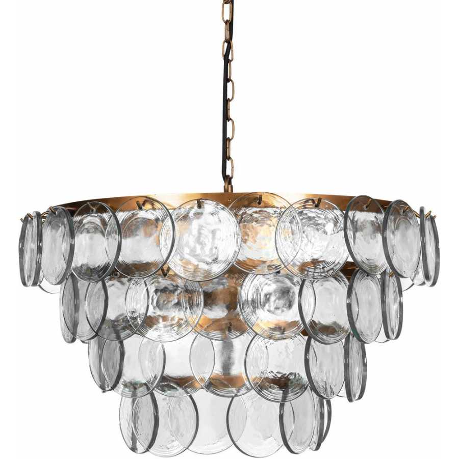 Nkuku Kagitha Chandelier - Antique Brass