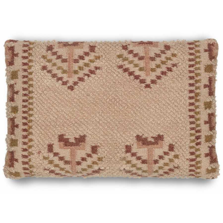 Nkuku Kandy Rectangular Cushion Cover - Dusty Pink