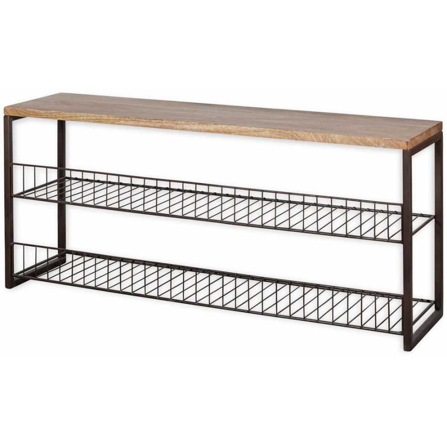 Nkuku Kiyoma Low Shoe Rack - Natural