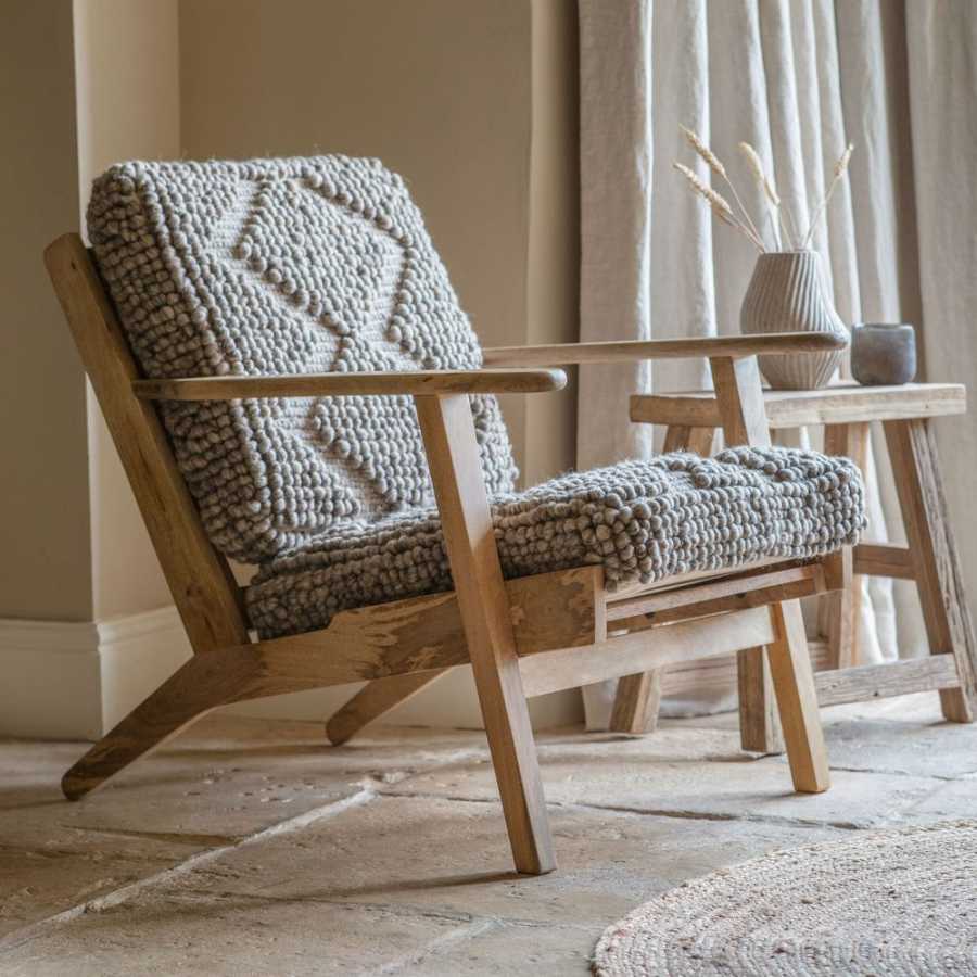 Nkuku Keya Lounge Chair - Natural