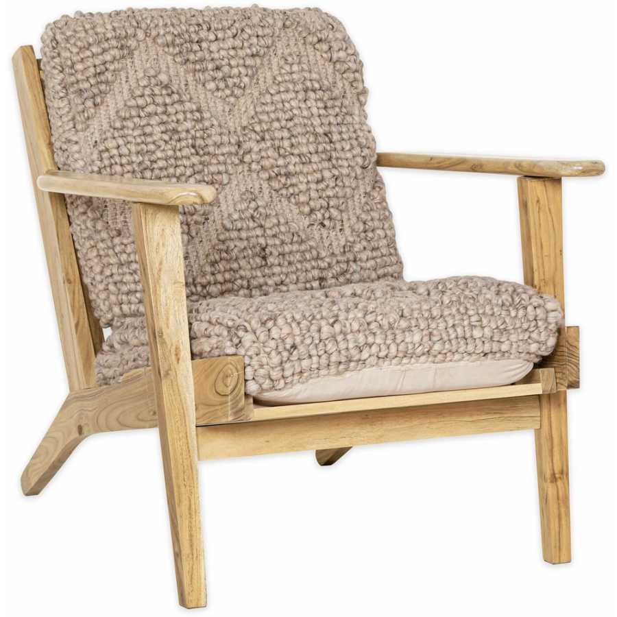 Nkuku Keya Lounge Chair - Natural