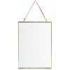 Nkuku Kiko Rectangular Wall Frame - Antique Brass