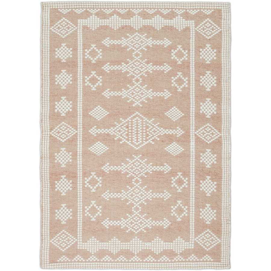 Nkuku Kittale Rug - Pale Rose