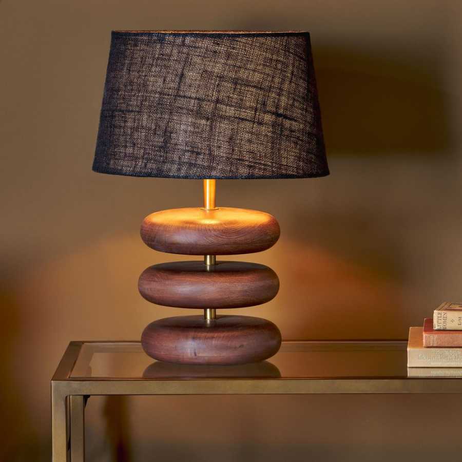 Nkuku Kankad Table Lamp Base - Dark Stain