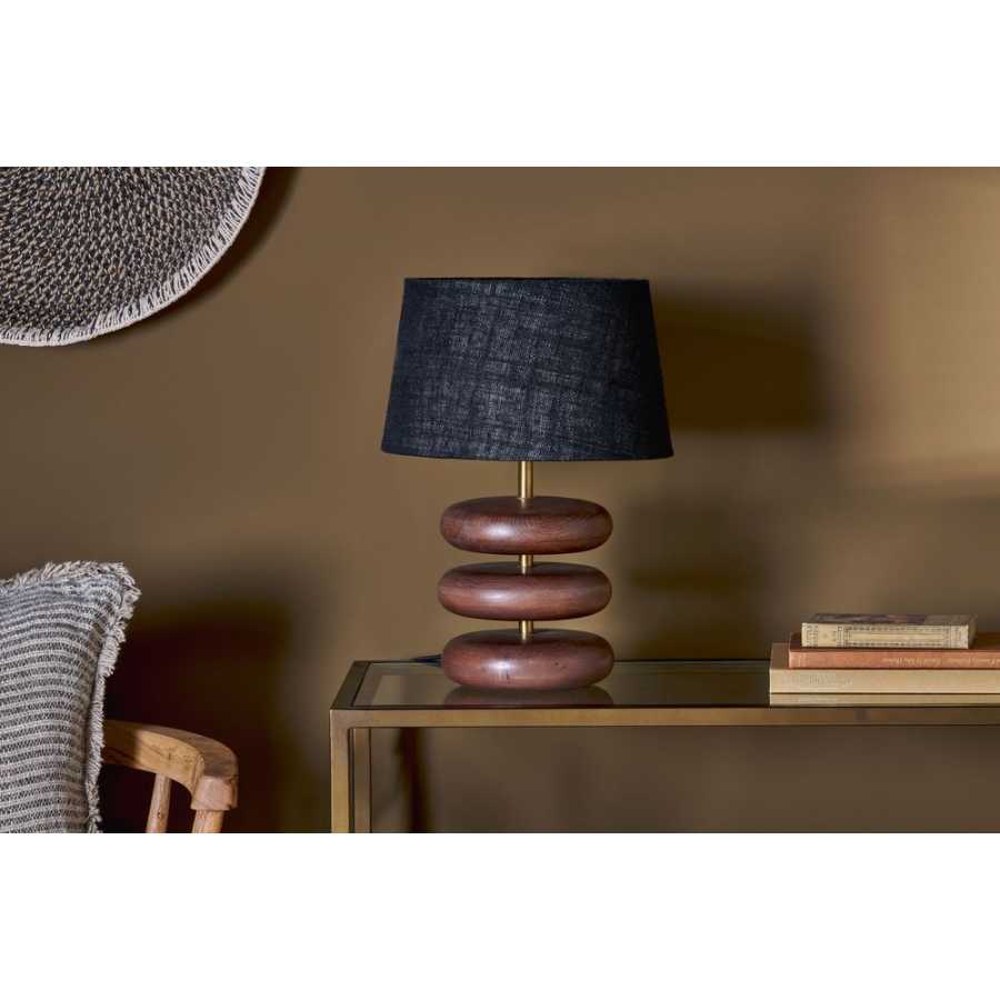 Nkuku Kankad Table Lamp Base - Dark Stain