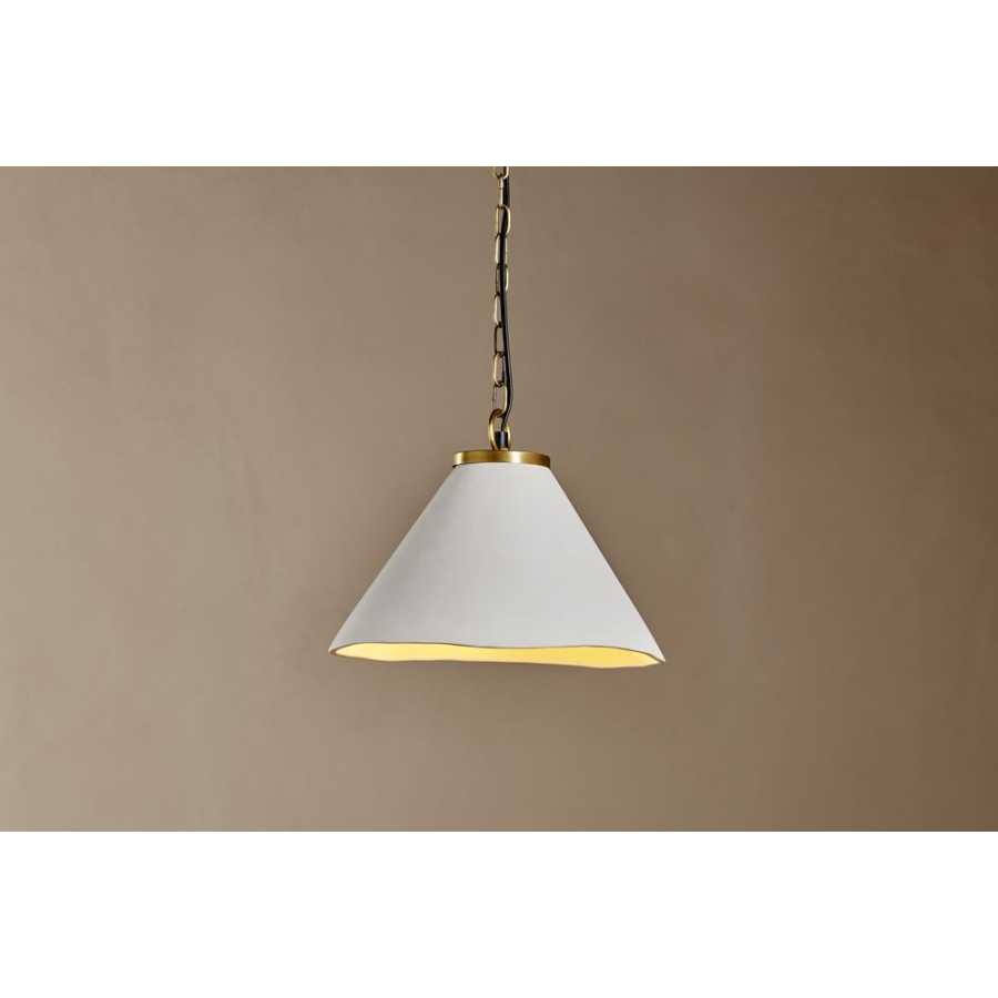 Nkuku Kiara Pendant Light - Antique Brass