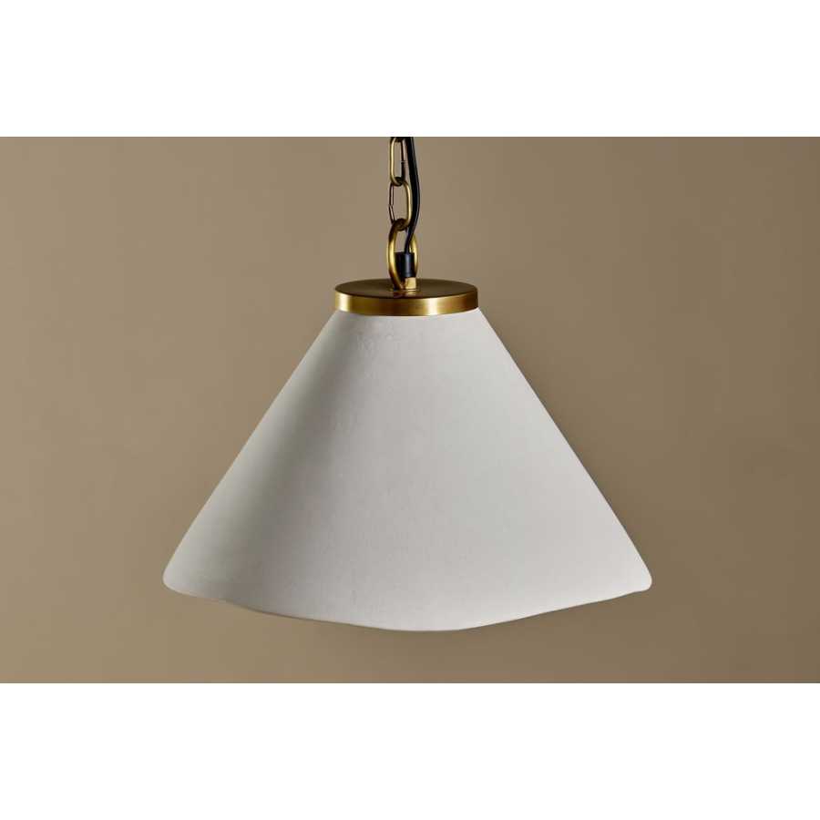 Nkuku Kiara Pendant Light - Antique Brass