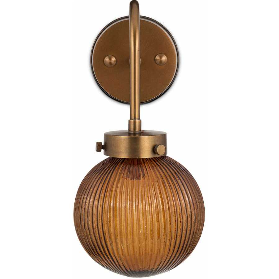 Nkuku Konnie Bathroom Wall Light - Amber