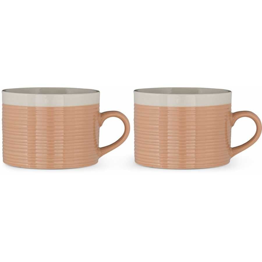 Nkuku Kai Mugs - Set of 2 - Terracotta