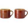 Nkuku Kalini Mugs - Set of 2 - Amber