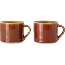 Nkuku Kalini Mugs - Set of 2 - Amber