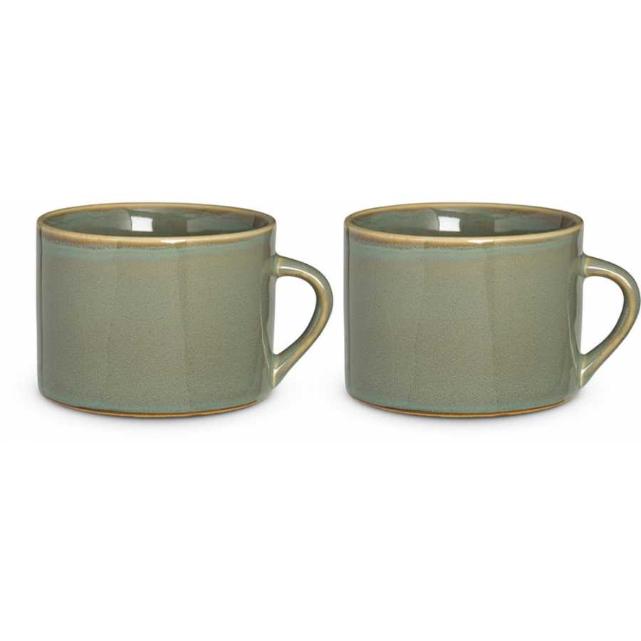 Nkuku Kalini Mugs - Set of 2 - Blue - Large