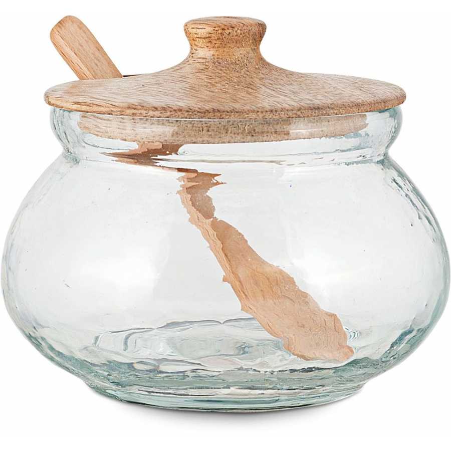 Nkuku Kali Storage Jar - Natural & Clear