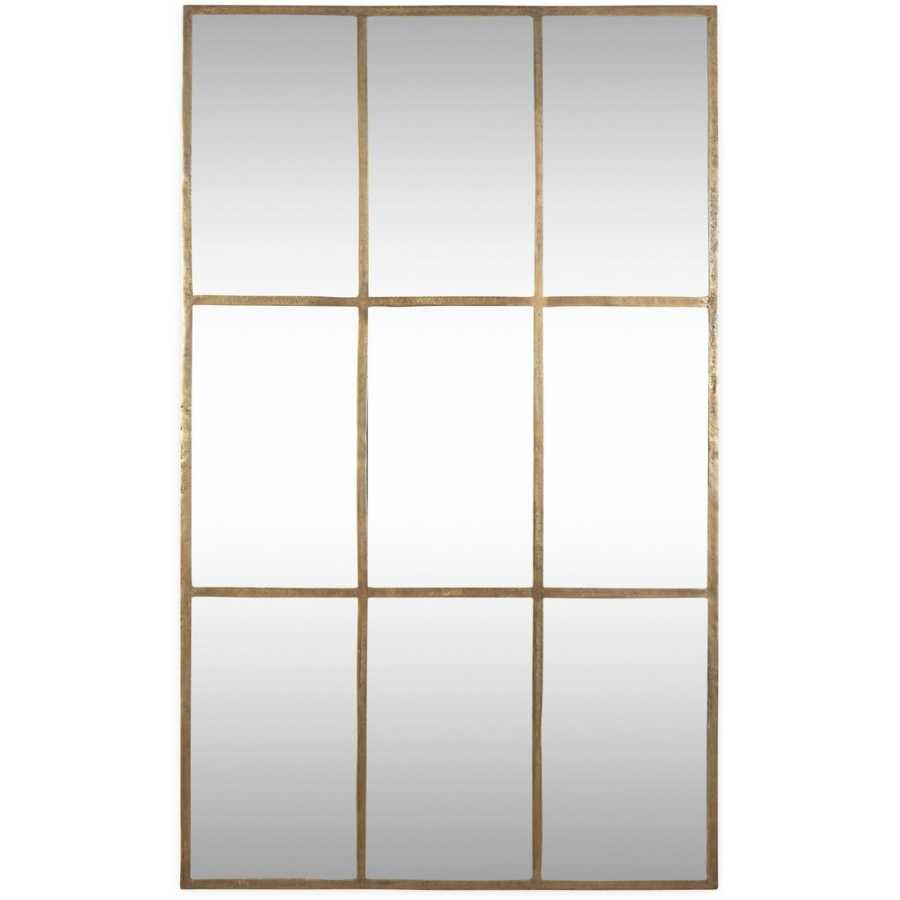 Nkuku Kurci Full Length Mirror - Antique Brass