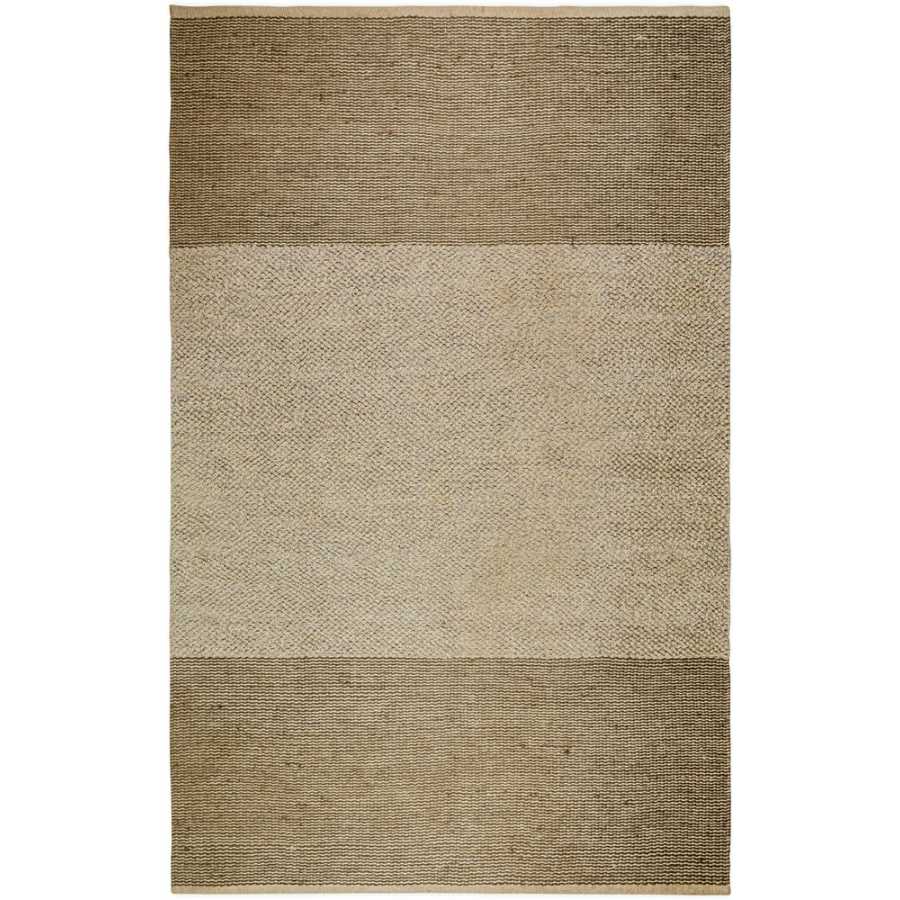 Nkuku Kufr Rug - Soft Blue & Brown