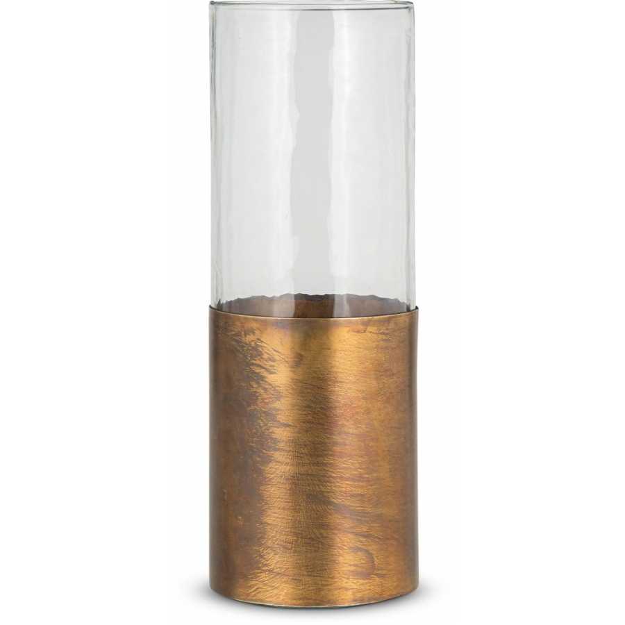 Nkuku Khila Vase - Antique Brass