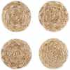 Nkuku Lam Coasters - Set of 4 - Natural