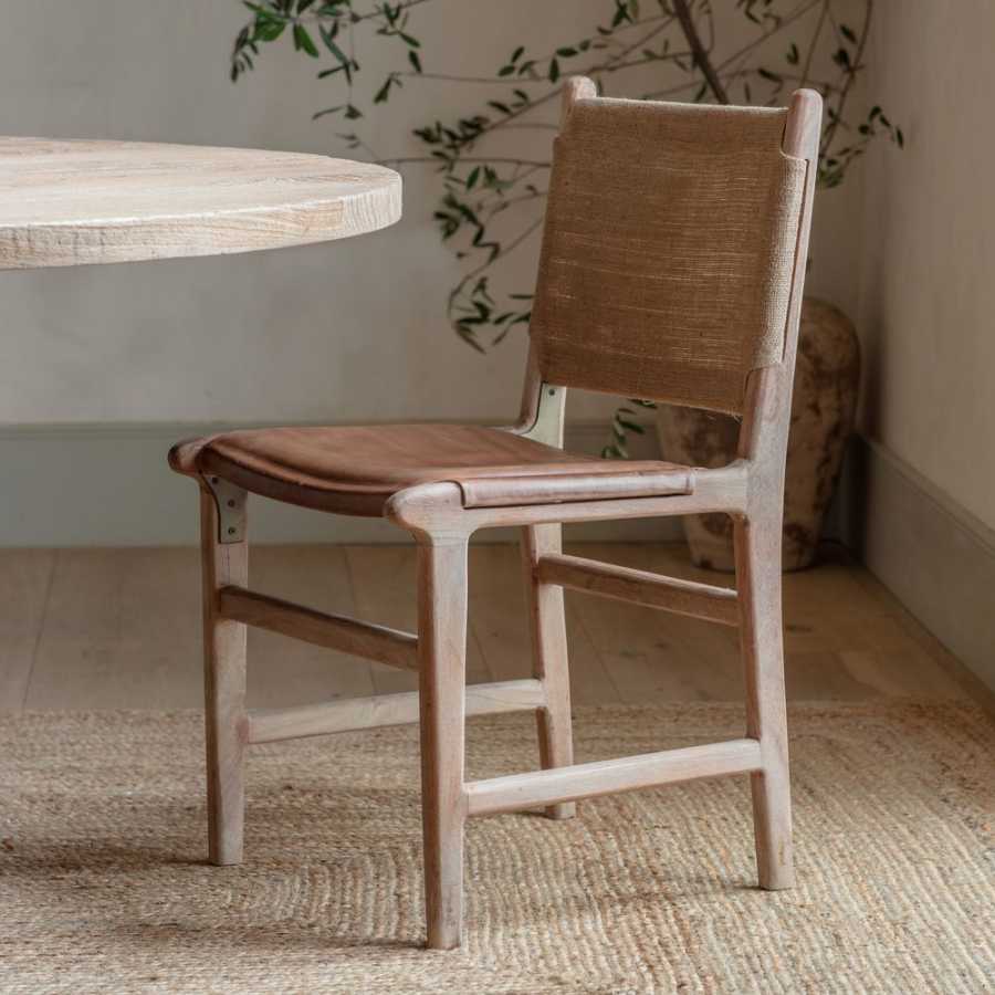 Nkuku Nayan Dining Chair - Tan