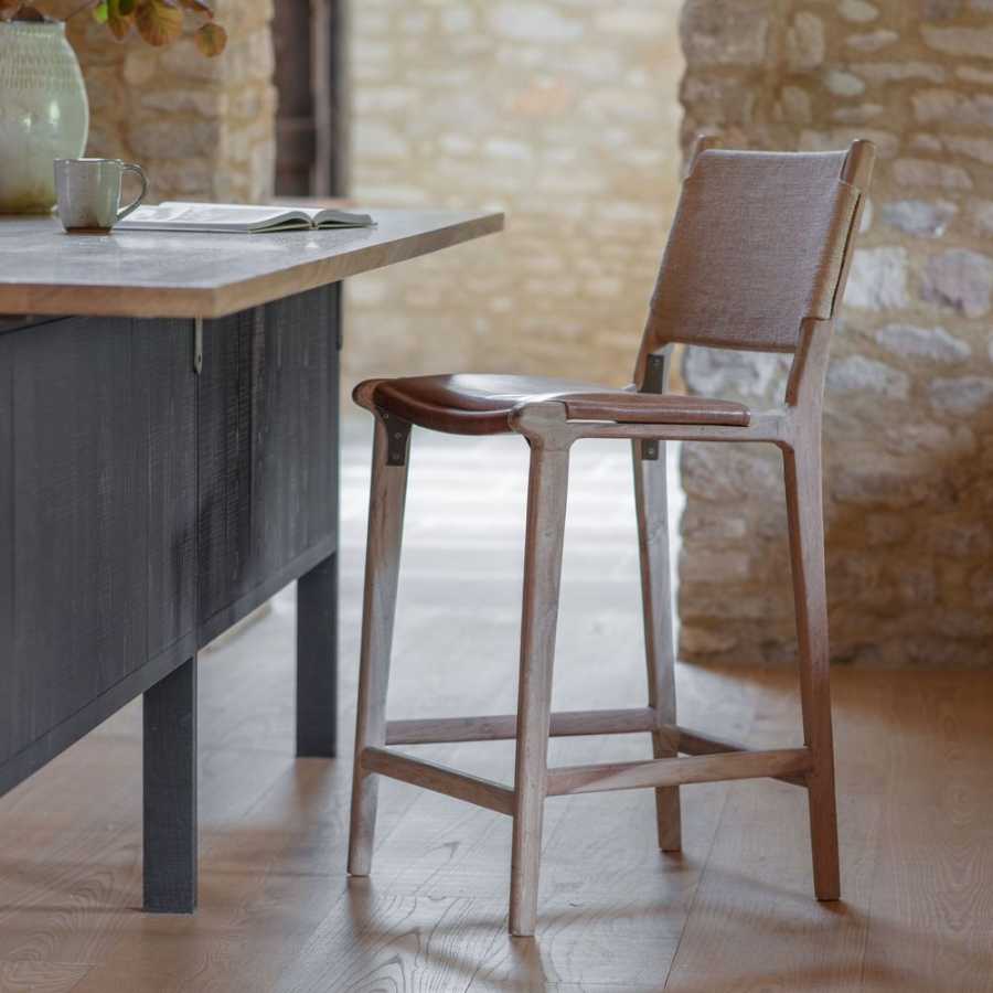 Nkuku Nayan Bar Chair - Tan