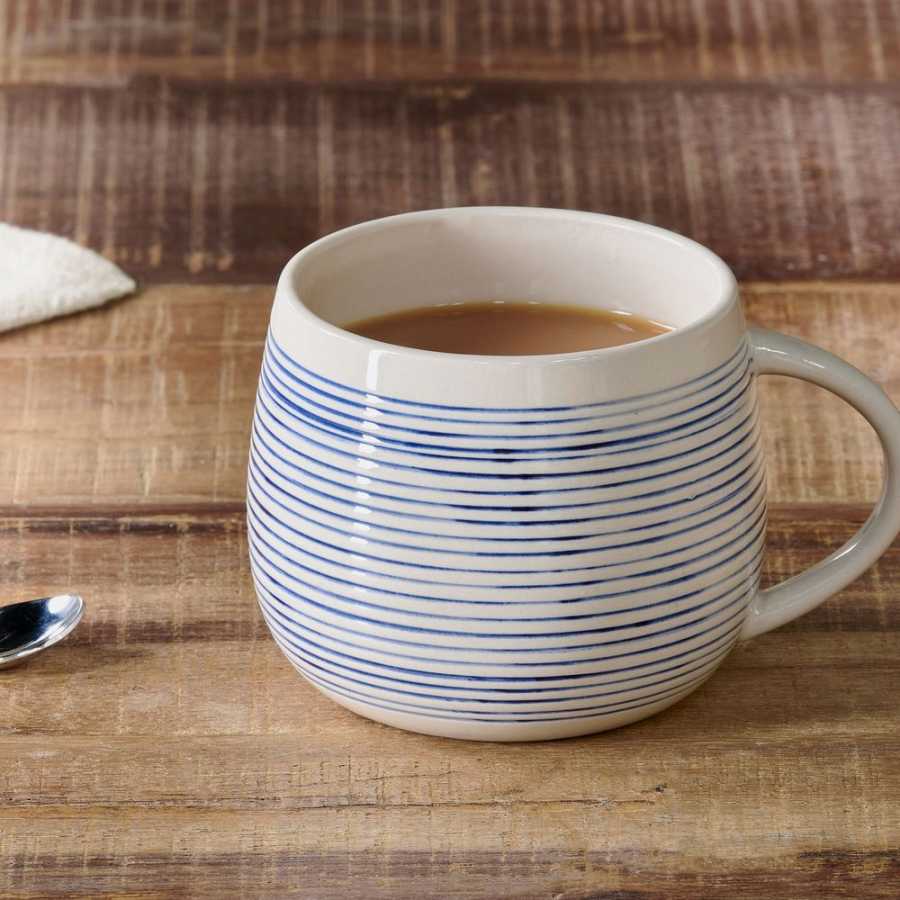 Nkuku Lin Mug - Blue & White