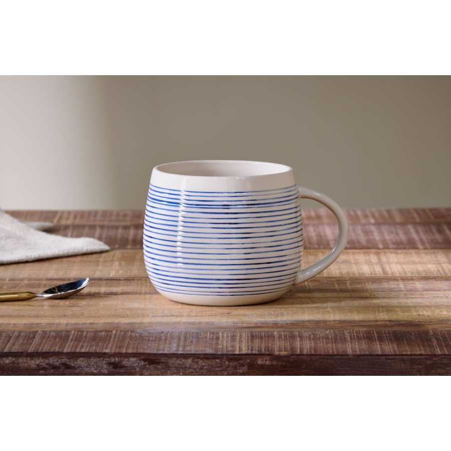 Nkuku Lin Mug - Blue & White