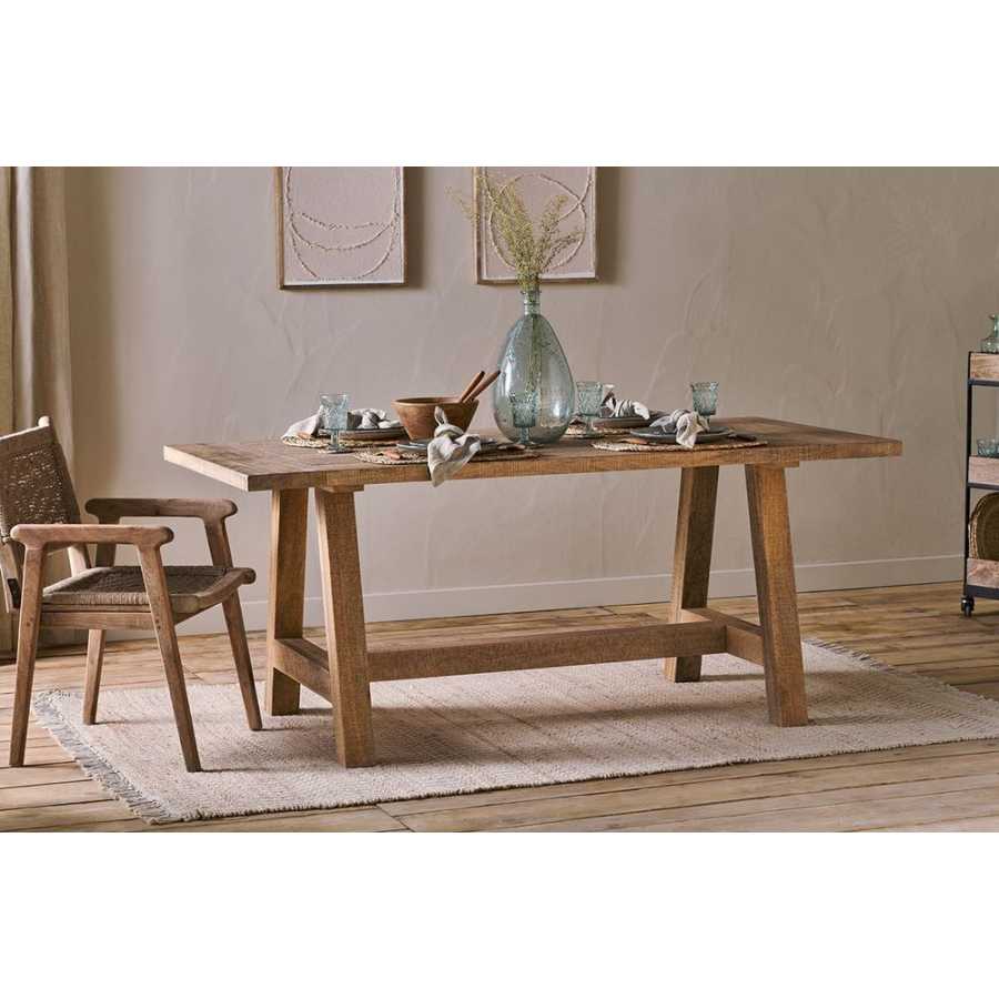 Nkuku Indali Dining Table - Natural - Small