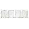 Nkuku Lohara Tumbler Glasses - Set of 4 - White