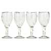 Nkuku Lohara Wine Glasses - Set of 4 - White