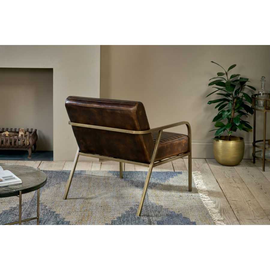 Nkuku Mirai Lounge Chair - Chocolate Brown